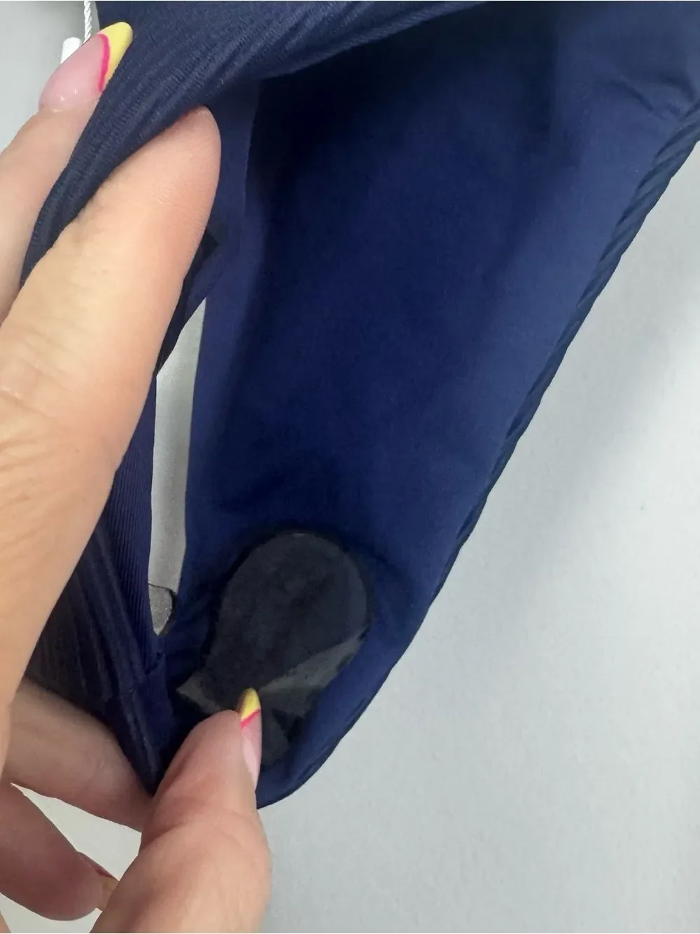 FRANKIE’S BIKINIS | NEW Sara Ribbed Bikini Bottom Navy Blue Women’s Size Large